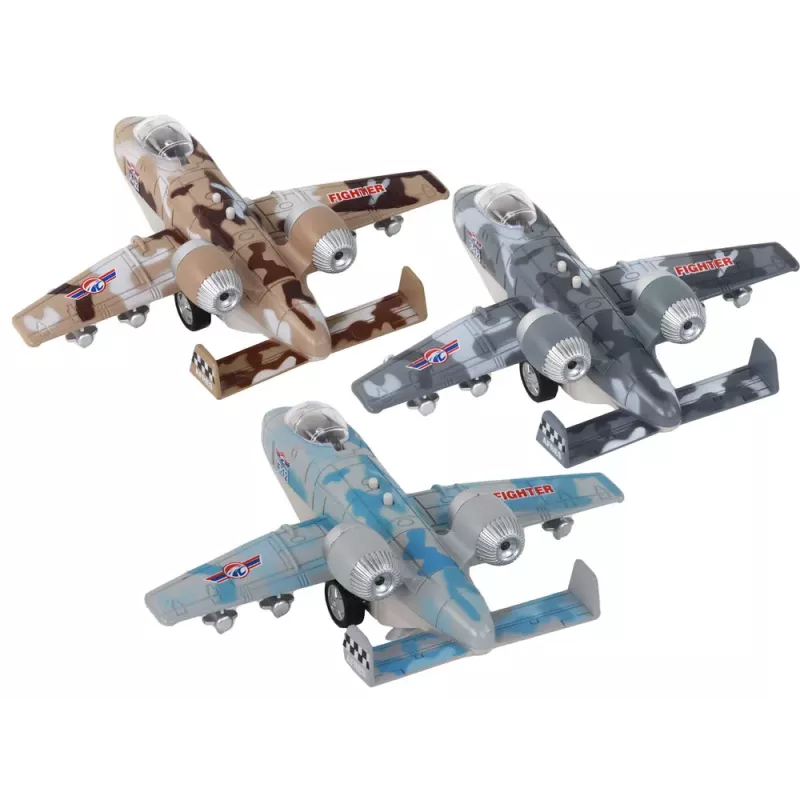 LEAN TOYS Powered Fighter Plane Moro Military Jet