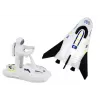 LEAN TOYS Space Mission Set Space Rocket Astronaut Spaceship 5 pcs