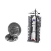LEAN TOYS Space Mission Set Space Rocket Astronaut Spaceship 5 pcs