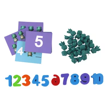 LEAN TOYS Educational Toy Dinosaur Scales Mathematical Operations