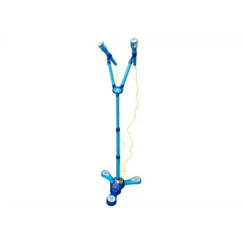 LEAN TOYS Mikrofonas Karaoke Rinkinys Mėlynas Tripod