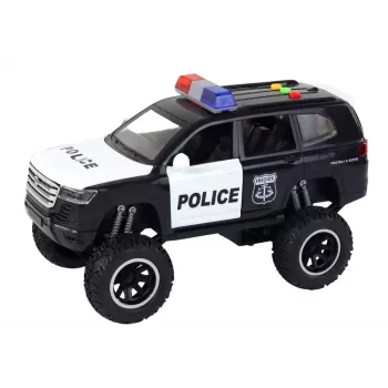 LEAN TOYS Driving Offroad Raptor Police Black Opening Door Sound Light