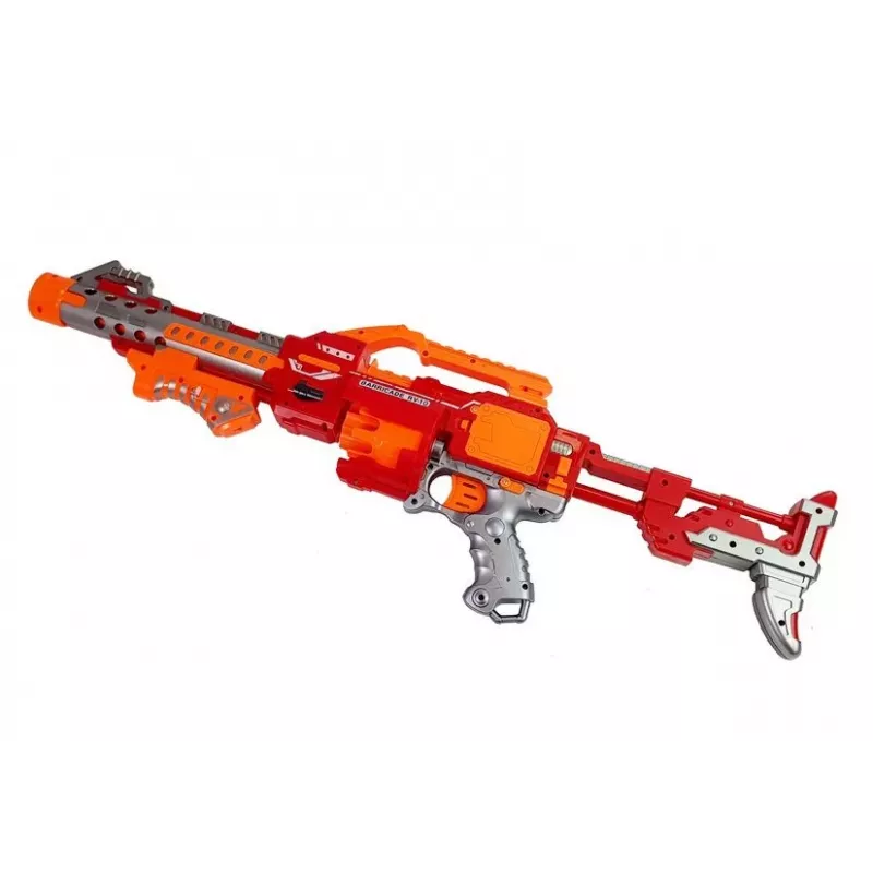LEAN TOYS Foam Dart Rifle with Rotating Target 66 cm