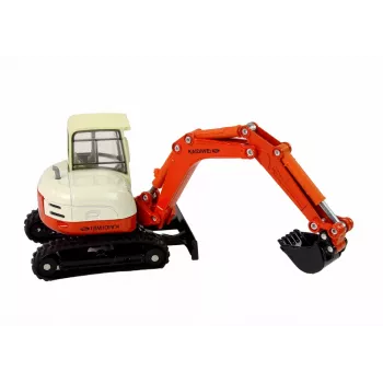 LEAN TOYS Metal Excavator with Big Arm 1:50 Die Cast Model