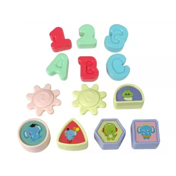 LEAN TOYS Interaktyvus Telefonas Rūšiuotojas Mokosi Formų Skaičių Pianinas