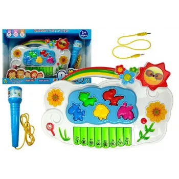 LEAN TOYS Electronic Piano with Flowers Connect to Phone