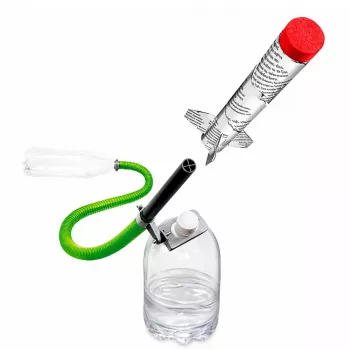 LEAN TOYS DIY Compressed Air Rocket Educational Science Kit 25m Flight