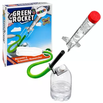 LEAN TOYS DIY Compressed Air Rocket Educational Science Kit 25m Flight