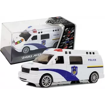 LEAN TOYS Auto Ambulance Stretch su šviesomis ir garsu