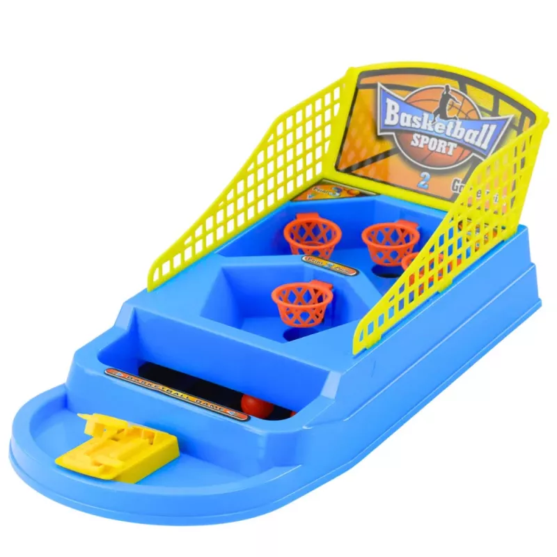 LEAN TOYS Basketball Arcade Game with Ball Launcher