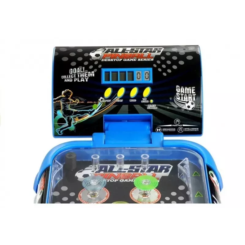 LEAN TOYS Pinball Arcade Game Flipper Lights Sounds 53cm