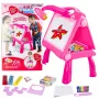LEAN TOYS 4-in-1 Piešimo ir Tapybos Projektorinis Staliukas 49 cm