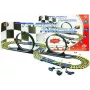 LEAN TOYS Car Track Racing Two Cars Loops Power Supply 565 cm