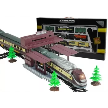 LEAN TOYS Fenfa Electric Train Set 5 Wagons Accessories