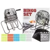 LEAN TOYS Metal Bingo Game Set Reusable Cards Lottery Machine