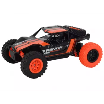 LEAN TOYS nuotoliniu valdymu visureigis R/C 1:24 Oranžinis
