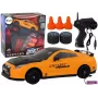LEAN TOYS nuotoliniu valdymu sportinis automobilis R/C 1:24 geltonas su keičiamais ratais