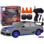 LEAN TOYS nuotoliniu valdymu sportinis automobilis R/C 1:24 pilkas su keičiamais ratais