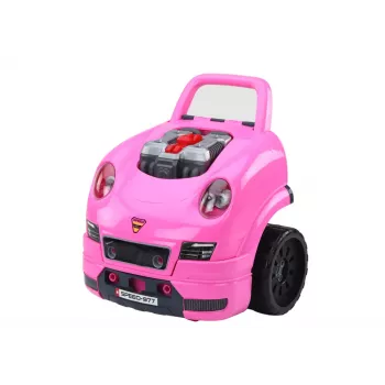 LEAN TOYS Workshop Engine Truck Disassembly DIY Kit Pink