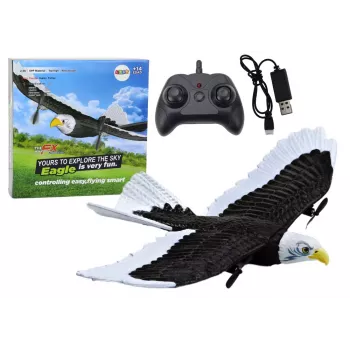 LEAN TOYS Eagle Bird Remote Controlled RC Plane 2.4G 41cm x 28cm x 5cm