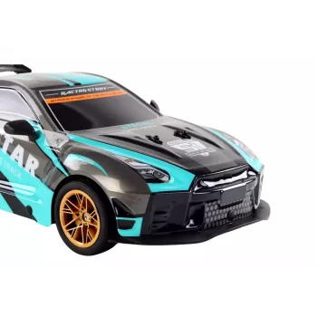 LEAN TOYS Didelis nuotoliniu valdymu sportinis automobilis 1:10 Turkio ir Juodos spalvos