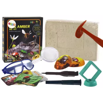LEAN TOYS Archaeological Excavation Set Insects in Amber