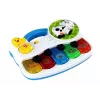 LEAN TOYS Small Piano For Toddlers, Animals, Lights, Sounds