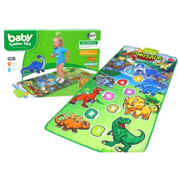 LEAN TOYS Educational Interactive Dance Mat Dinosaurs Sounds