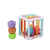 LEAN TOYS Sensomotorinių žaislų rinkinys Koala Tower Educational Cube Spinners