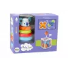 LEAN TOYS Sensomotorinių žaislų rinkinys Koala Tower Educational Cube Spinners