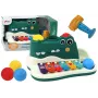 LEAN TOYS Krokodilo Formos Muzikinis Žaislas su Cimbolais, Pianinu, Vargonais ir Plaktuko Kamuoliukais