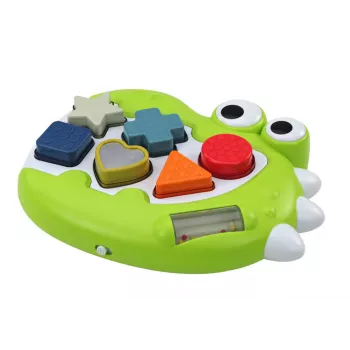 LEAN TOYS Sensorinis Dinozaurų Rūšiuotojas su Melodijomis ir Šviesomis