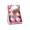 LEAN TOYS Small Baby Doll, White Clothes, Hat, Bow, Ears