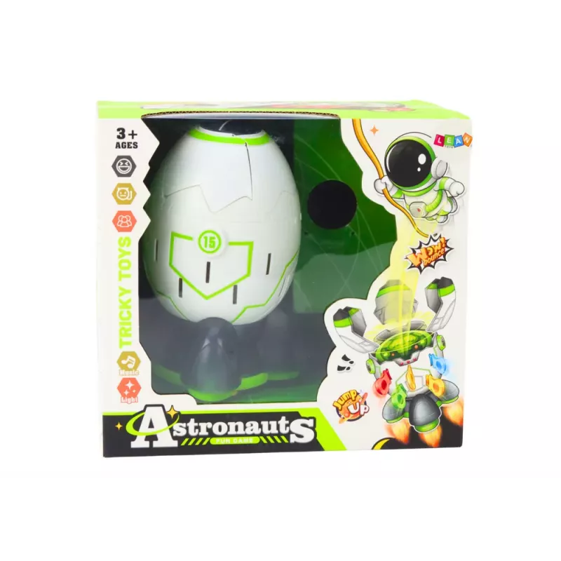 LEAN TOYS Arcade Game Cosmonaut Jumping Out of a Space Rocket