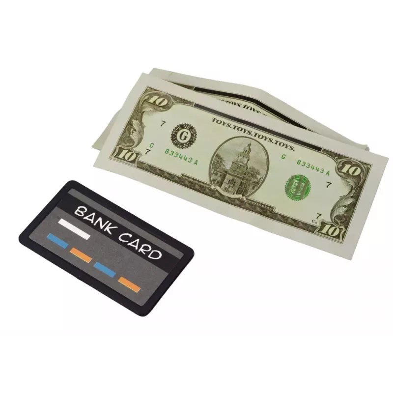 LEAN TOYS ATM Taupyklė Vaikams Mokymuisi Taupyti Gold Black