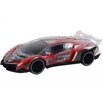 LEAN TOYS nuotoliniu valdymu sportinis automobilis 1:16 skalė raudonos lempos