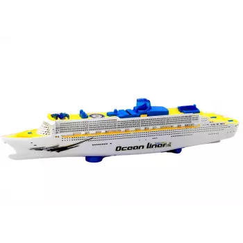 LEAN TOYS Passenger Cruise Ship su šviesomis ir garsais