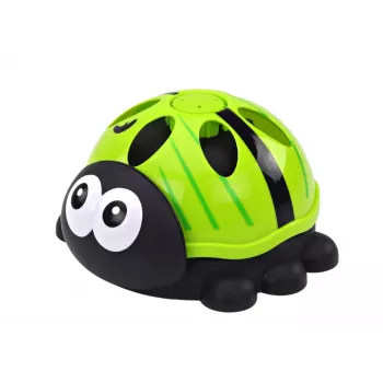 LEAN TOYS Castle Sprinkler Ladybug Green Water Fountain