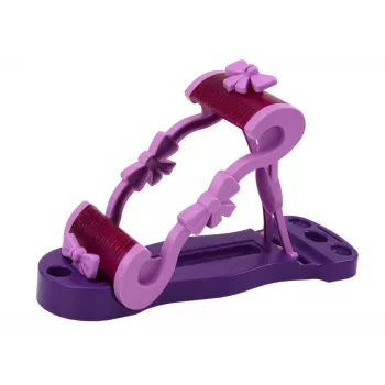 LEAN TOYS Kūrybinis papuošalų gamybos rinkinys su siuvinėjimo siūlais ir karoliukais