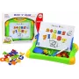 LEAN TOYS Magnetinė mokomoji lenta su raidėmis, skaičiais, žymekliu ir kempine