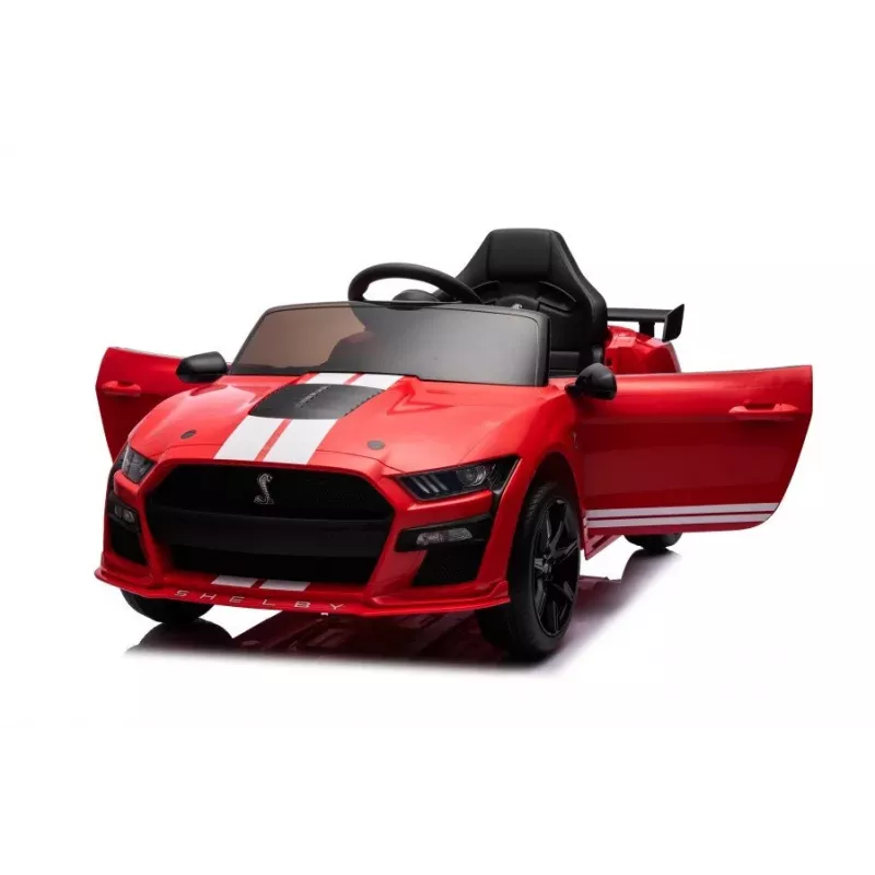 LEAN CARS Vaikiškas automobilis su akumuliatoriumi Ford Mustang GT500 Shelby Raudona