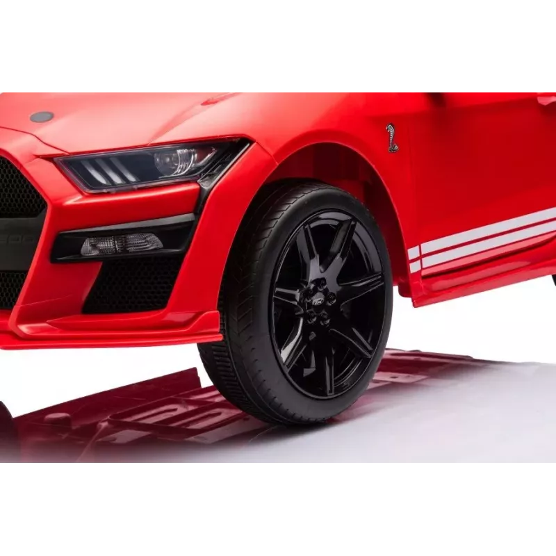 LEAN CARS Vaikiškas automobilis su akumuliatoriumi Ford Mustang GT500 Shelby Raudona
