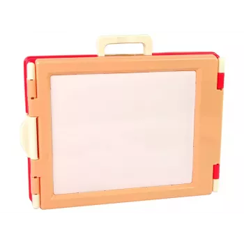 LEAN TOYS 3in1 Multifunkcinis Dvipusis Kinietiškų Žaidimų Stalas – Mahjong, Kortų ir Stalo Žaidimai, Sulankstomas, Žalias Veltinis