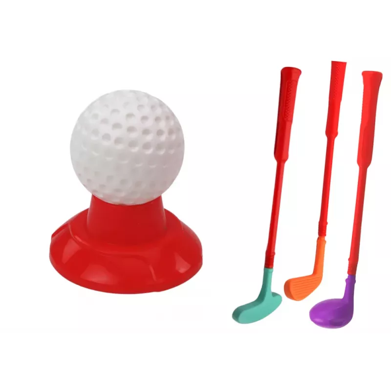 LEAN TOYS Mini Golf Set For Children Trolley On Wheels