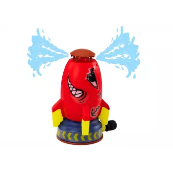 LEAN TOYS Water Rocket Sprinkler Launcher Red Shark