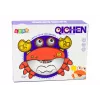 LEAN TOYS Red Crab Bubble Machine - Automatinis burbulų pūstuvas su muzika, siurbtukais, naudojimui viduje/lauke/vonioje