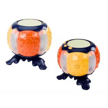 LEAN TOYS Pumpkin Ugdomasis interaktyvus moliūgas su šviesomis, garsais ir muzika Oranžinė