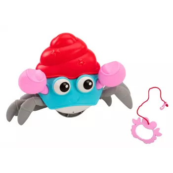 LEAN TOYS Crawling Crab Clockwork Colorful Walking Crab Interactive