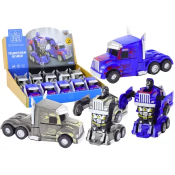 LEAN TOYS Auto-Robot Truck 2in1 Robot 2 Spalvos