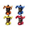 LEAN TOYS Auto-Robot 2in1 Robot 4 spalvų